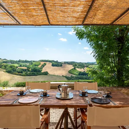 Tatil Evi Residenza La Canonica Relais - Historic & Pool Novilara